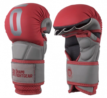 Preview: Okami MMA Sparring Gloves Unity – Winered Grey